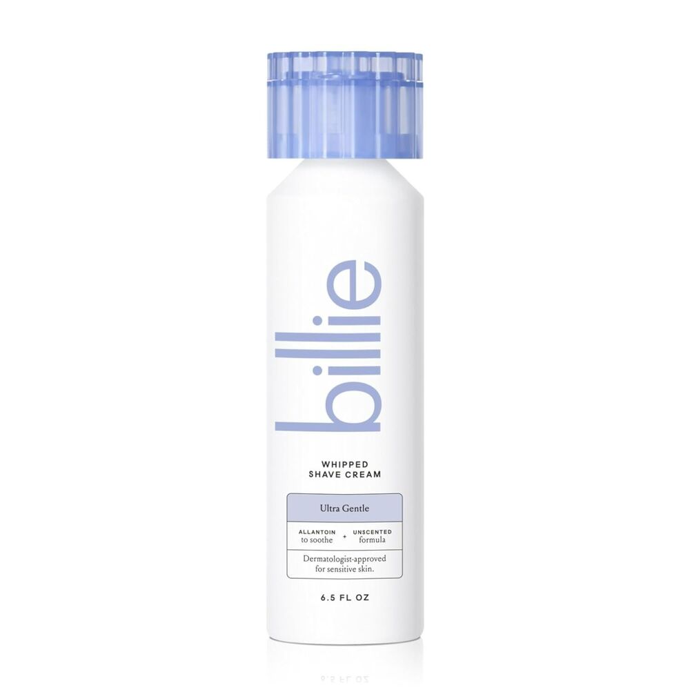 Billie Whipped Shave Cream Ultra Gentle Protection Fragrance-Free White 6.5 oz